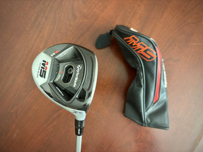 Taylormade M5 Titanium 3-Wood + headcover / Stiff