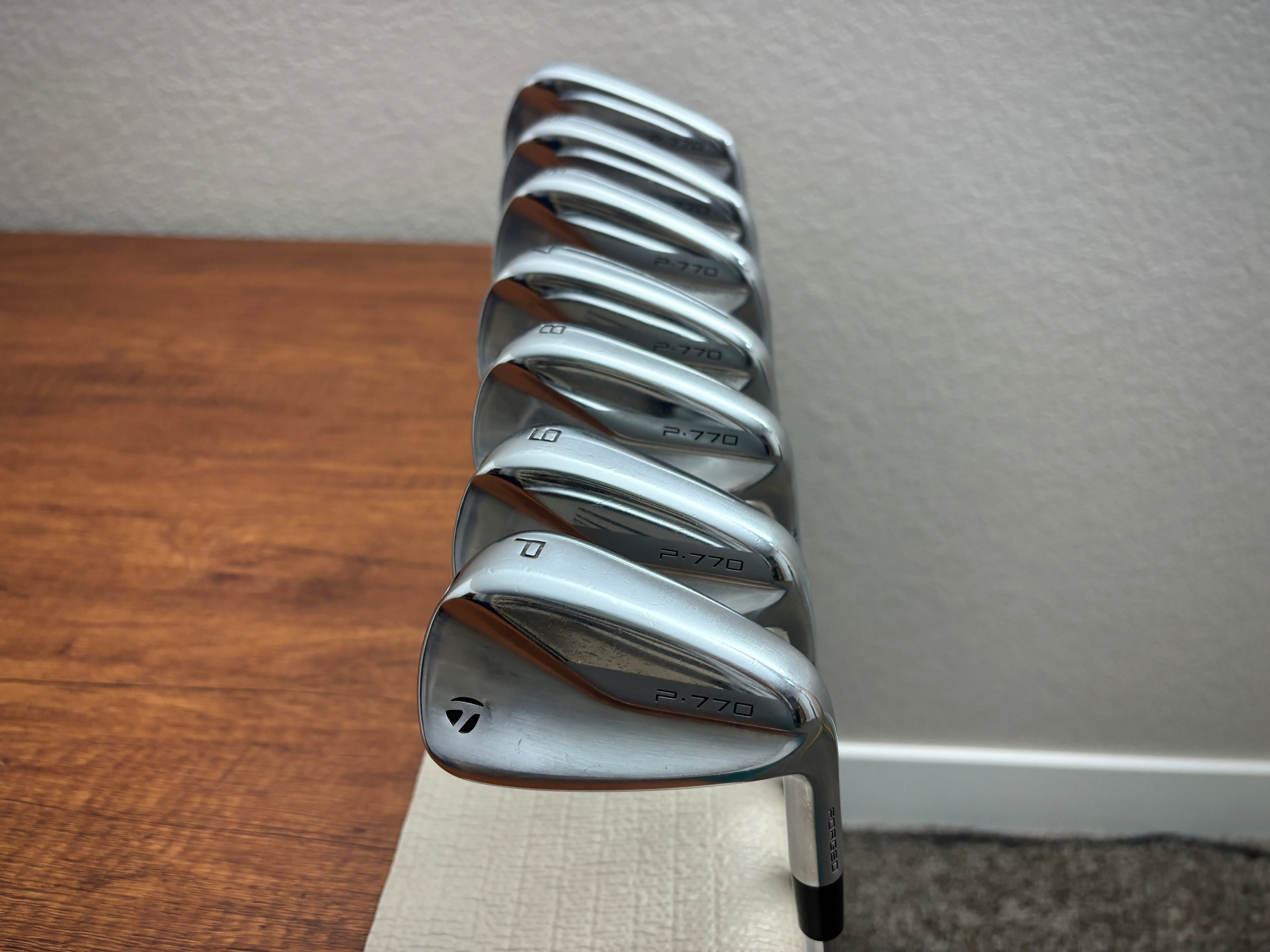 テーラーメイドP770 Dynamic Gold TOUR ISSUE 4-Pw 2024 TaylorMade P770 4-PW Irons Dynamic Gold Mid 115 (Stiff