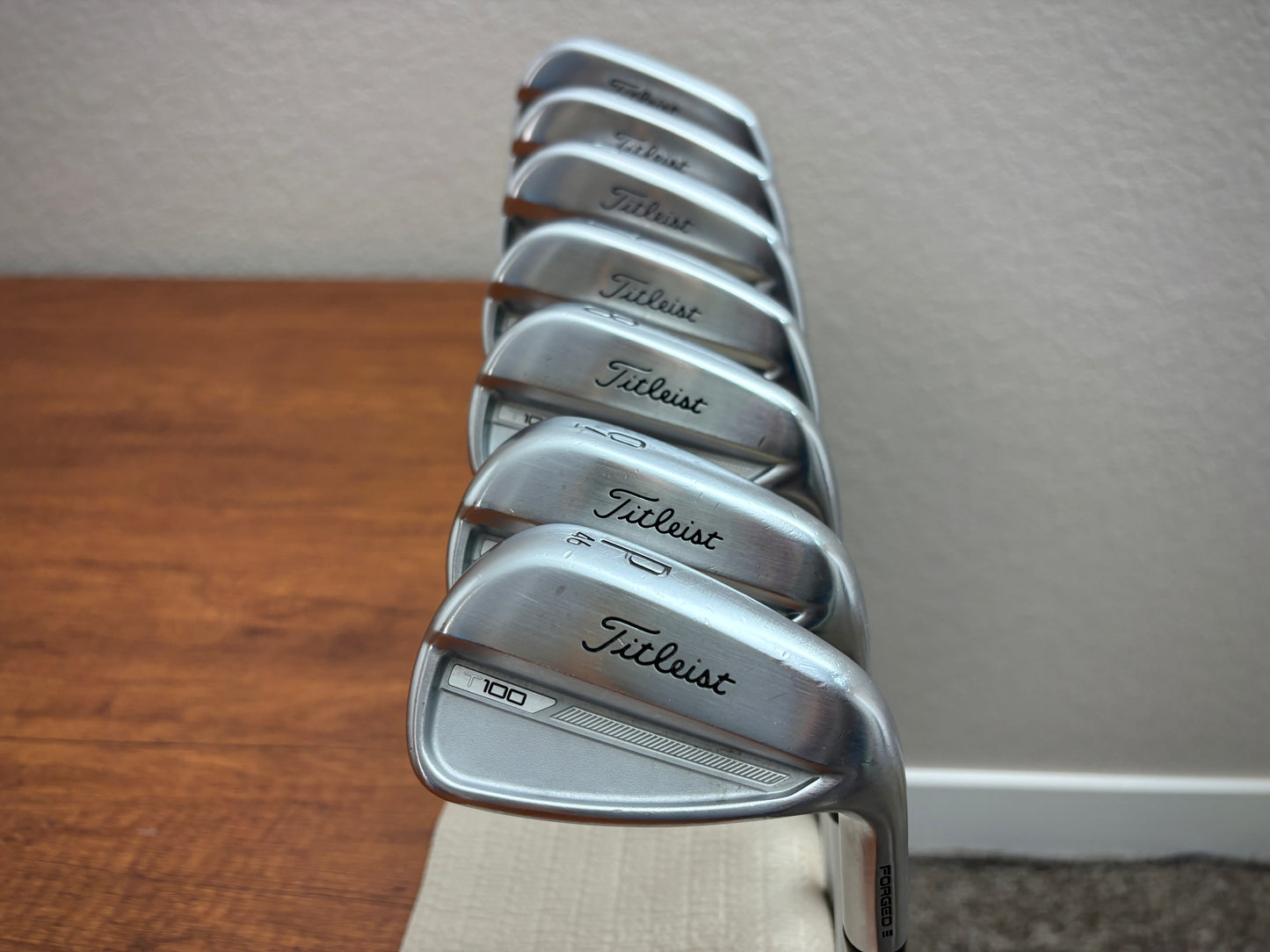 Titleist T100 ‘23 Iron Set 4-PW / True Temper AMT S300 Stiff