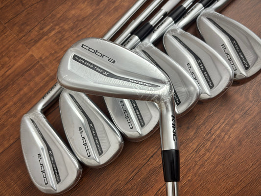 *NEW IN PLASTIC* Cobra King Forged TEC X Iron Set 5-GW / KBS Tour Lite Stiff