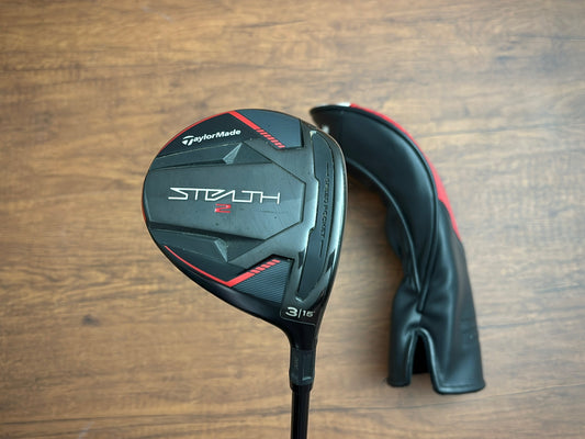 Taylormade Stealth 2 3-Wood + headcover / Stiff