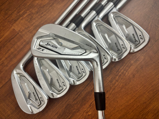 (+1”) Srixon ZX5 Mkii / ZX7 Mkii Iron Set 4-PW / KBS Stiff+