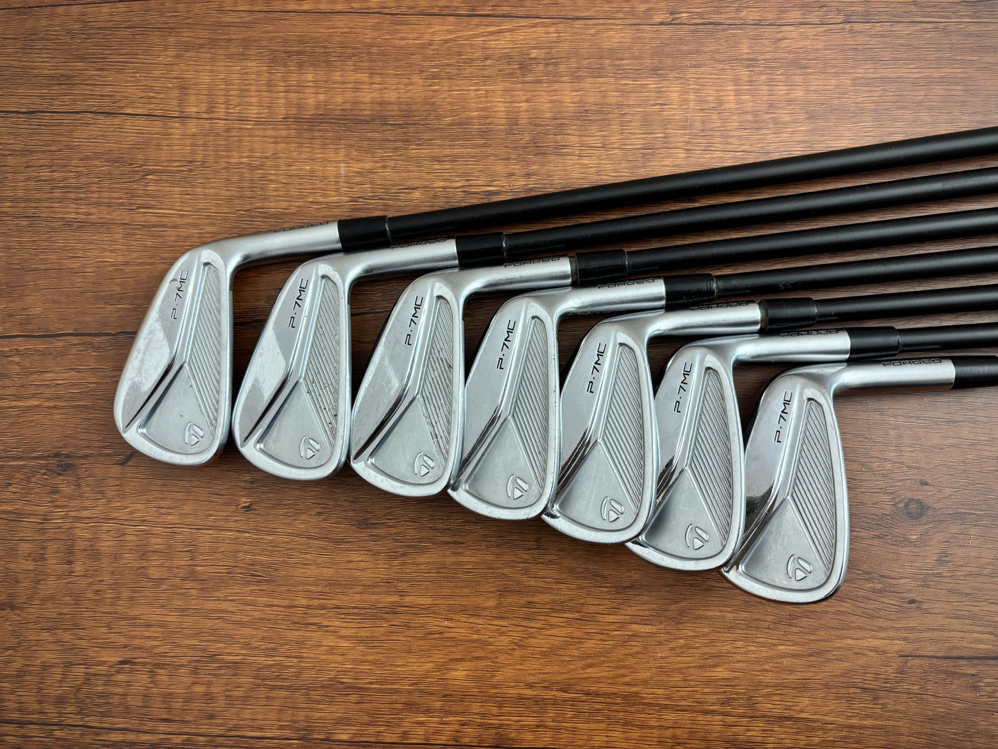 (+1”) Taylormade P7MC ‘23 Iron Set 4-PW / LA Golf X-Stiff Graphite