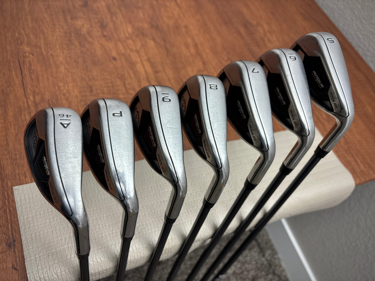 Callaway Rogue ST Max OS Iron Set 5-AW / Recoil Dart F3 Regular Flex Graphite