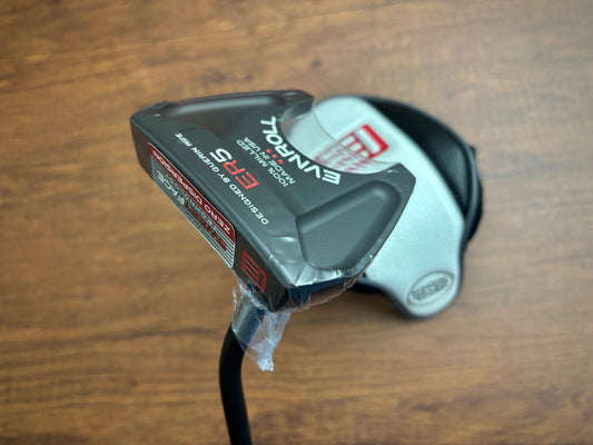 (Left-handed) *NEW IN PLASTIC* Evnroll ER5 Black Putter 33" + headcover
