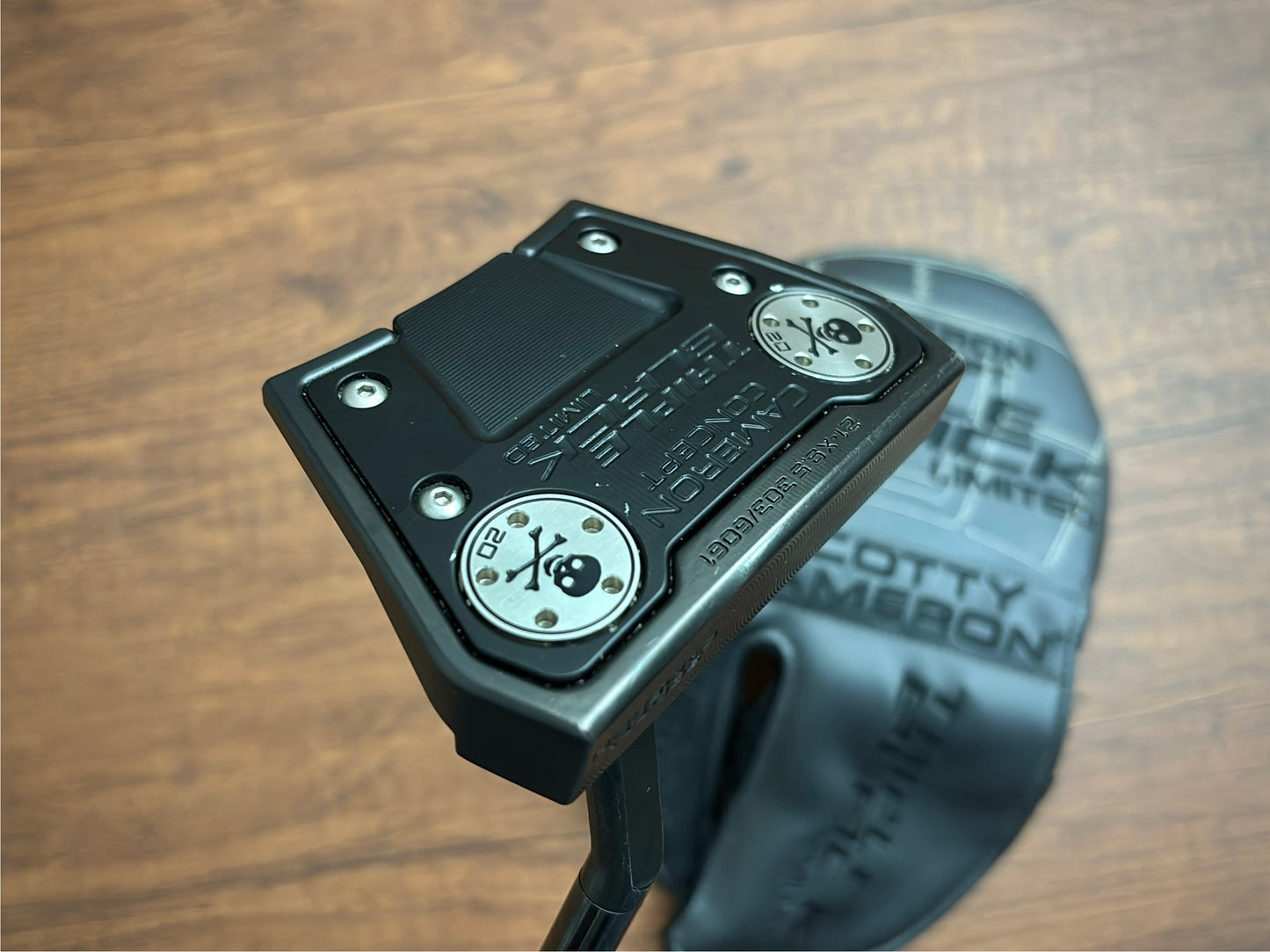Titleist Scotty Cameron Phantom X 9.5 Triple Black Limited Putter 34" + headcover