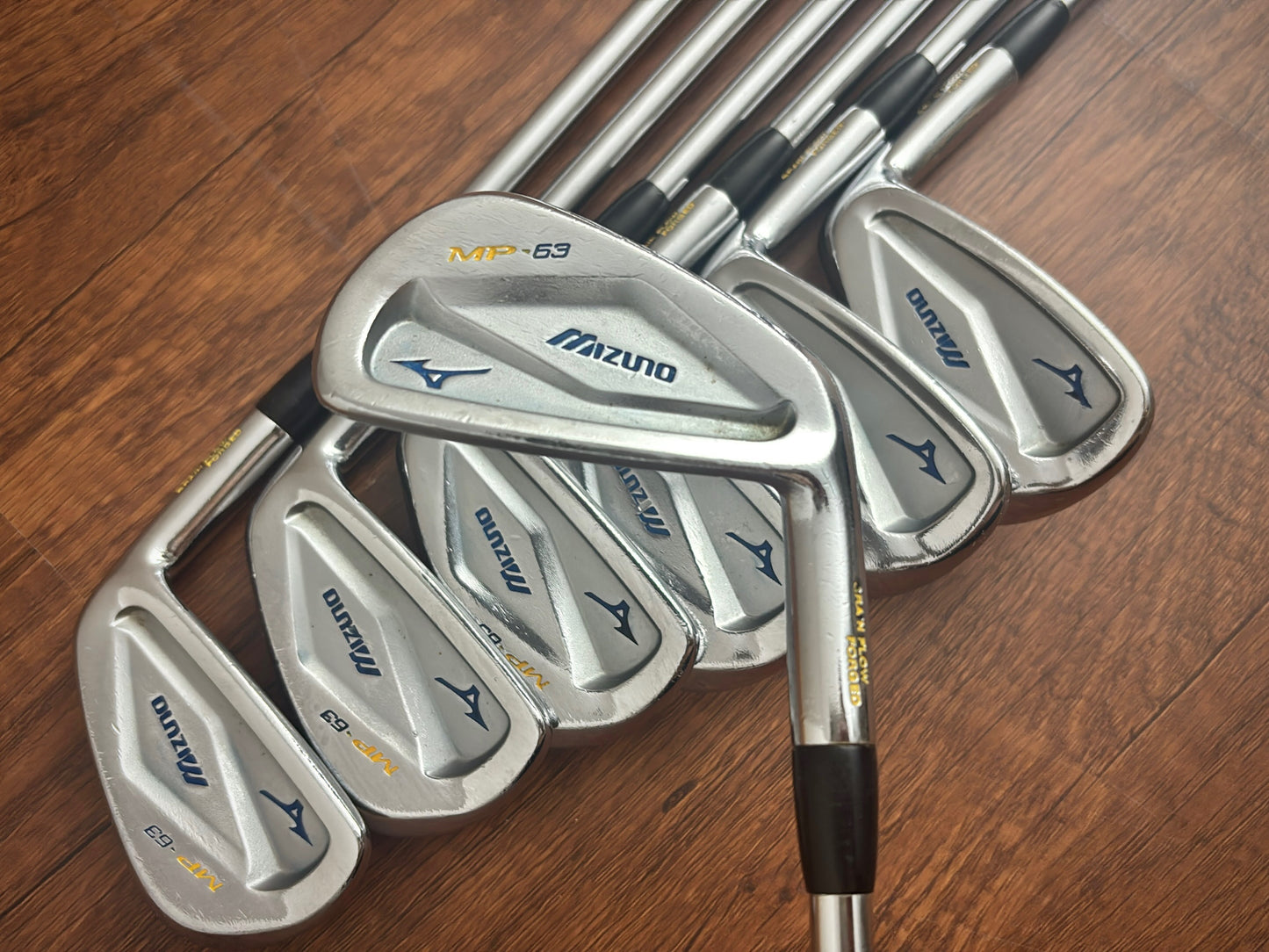 (+1") Mizuno MP-63 Iron Set 4-PW / KBS Tour Stiff