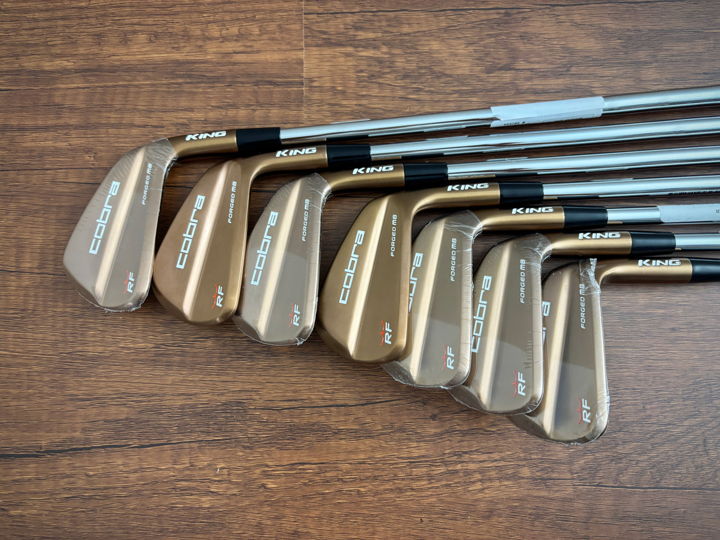 *NEW IN PLASTIC* Cobra King Ricky Fowler RF Forged MB Iron Set 4-PW / KBS $-Taper 120 Stiff