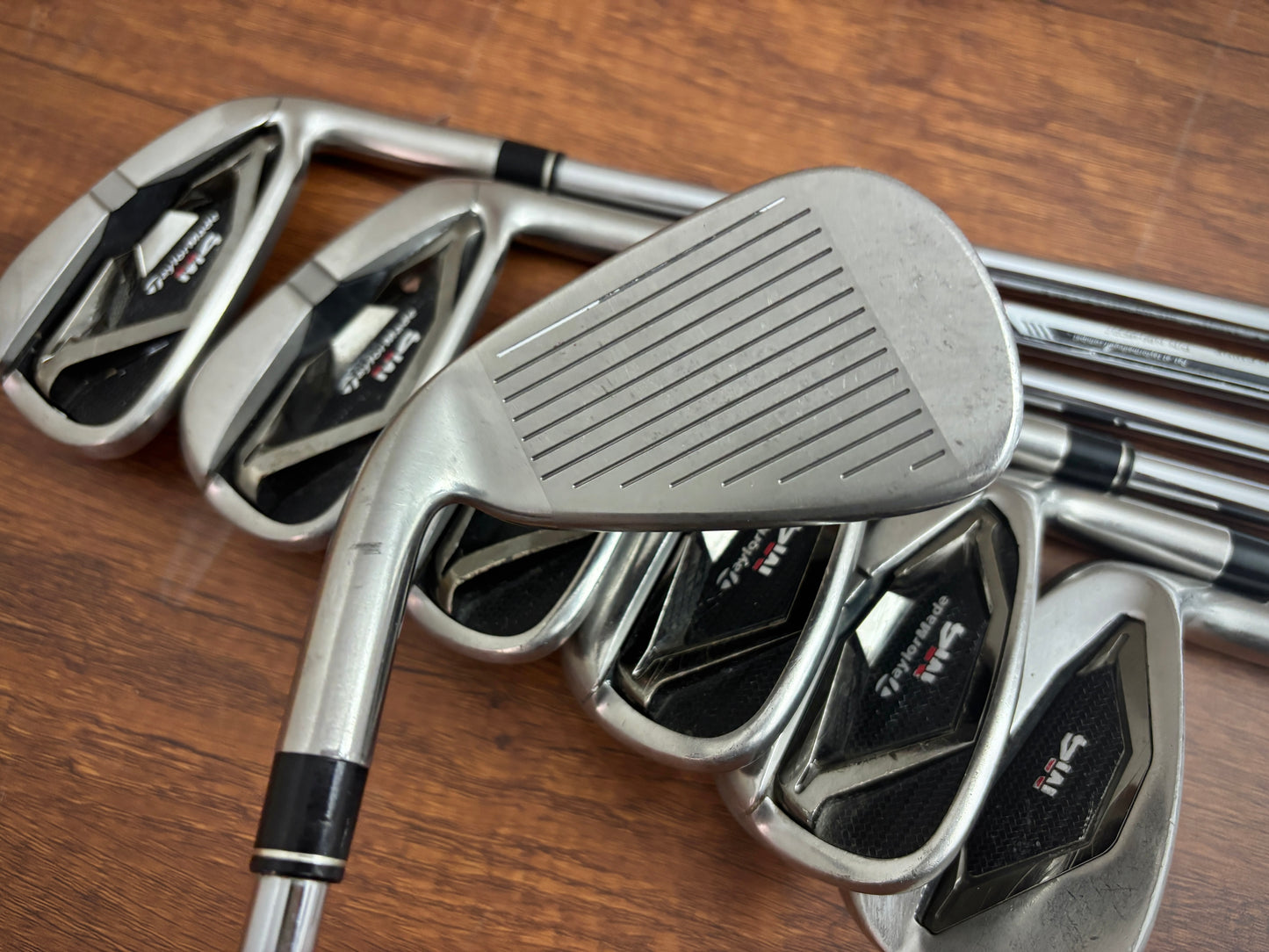 (+1") Taylormade M4 Iron Set 5-AW / KBS Max Regular Flex