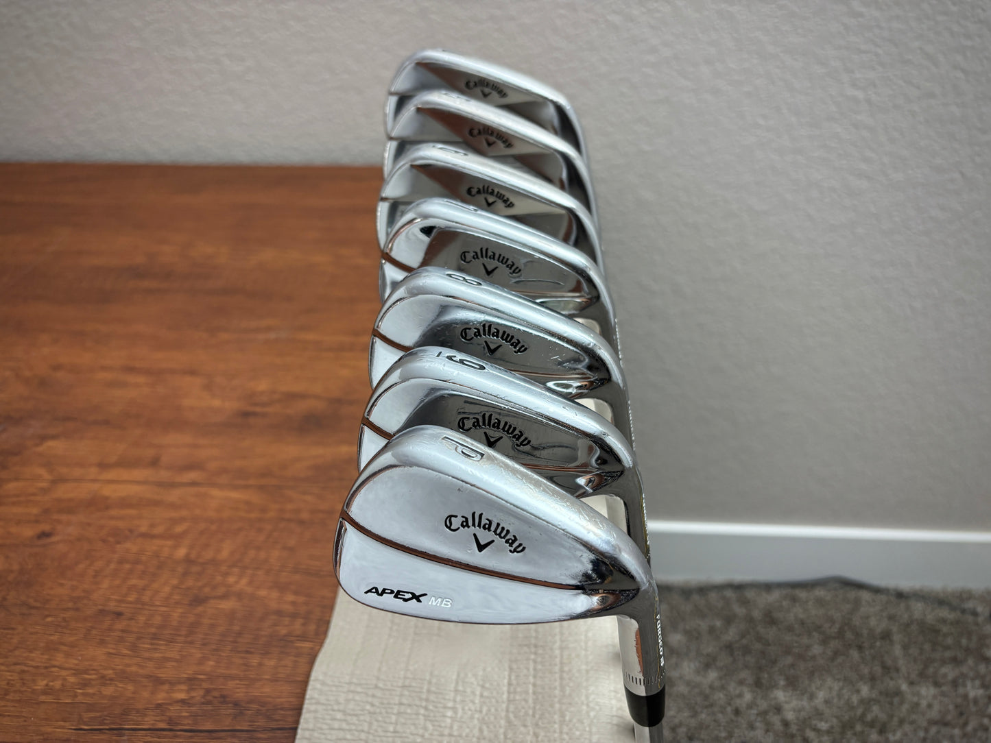 Callaway X Forged / Apex MB Iron Set 4-PW / Dynamic Gold Tour Issue S400 Stiff