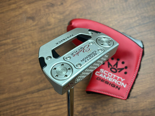 Titleist Scotty Cameron Studio Style Fastback Putter 35" + headcover