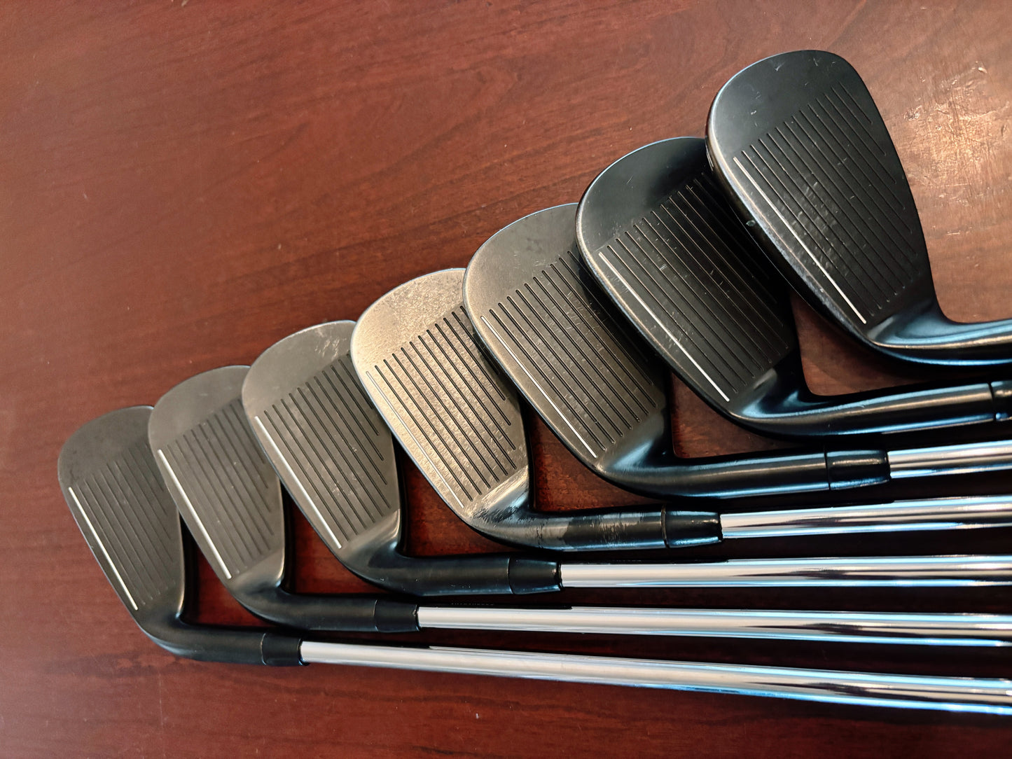PXG 0311 XP Gen 6 Double Black Iron Set 4-PW / KBS $-Taper Lite Regular Flex