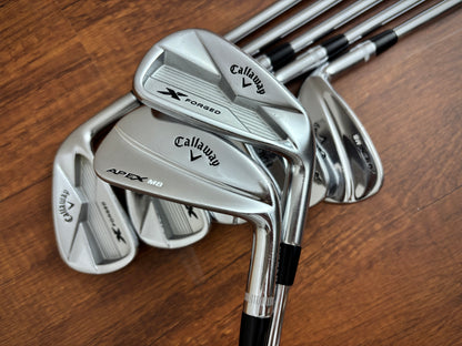 Callaway X Forged / Apex MB Iron Set 4-PW / Dynamic Gold Tour Issue S400 Stiff