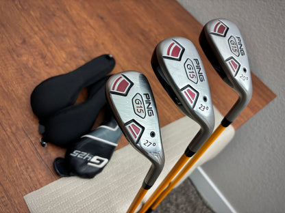 Ping G15 Hybrid Set (3h,4h,5h) + headcovers / Regular Flex