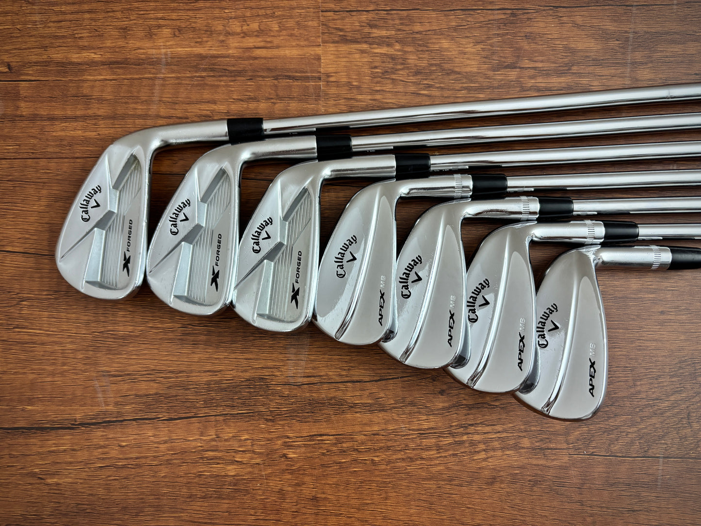 Callaway X Forged / Apex MB Iron Set 4-PW / Dynamic Gold Tour Issue S400 Stiff