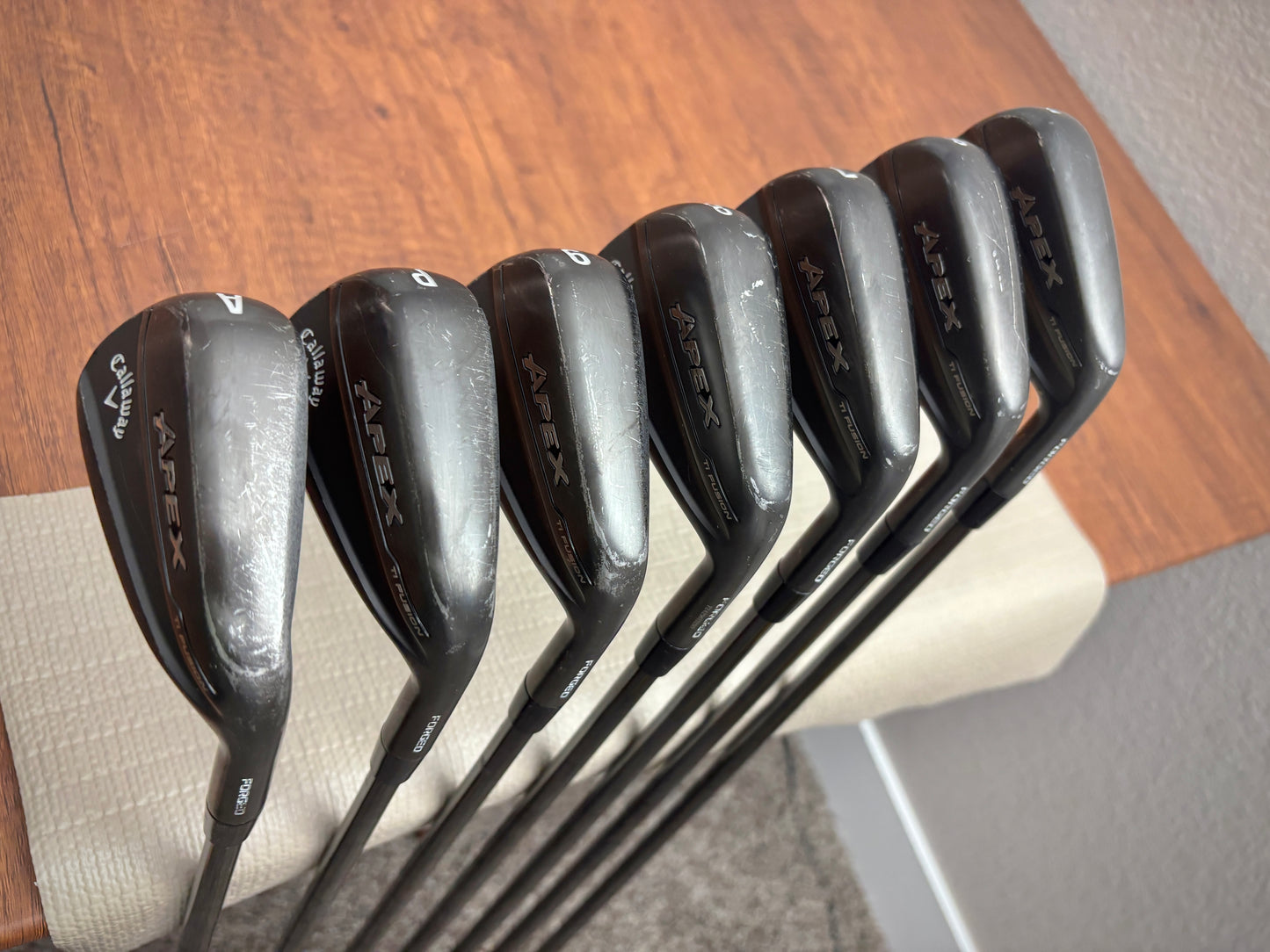Callaway Apex Ti Fusion Iron Set 5-AW / KBS $-Taper 120 Stiff