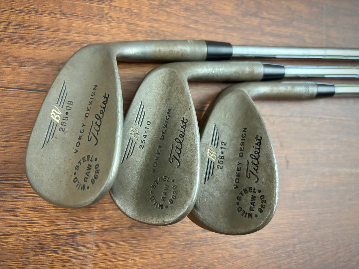Titleist Vokey Design Raw Wedge Set (50,54,58)