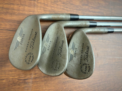 Titleist Vokey Design Raw Wedge Set (50,54,58)