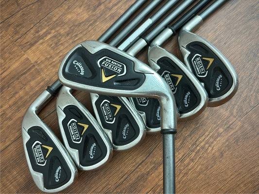 Callaway Big Bertha Fusion Iron Set 5-SW / Firm Flex Shafts