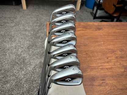 (Left-handed) Callaway Paradym Ai Smoke Iron Set 5-AW / True Temper Elevate Regular Flex