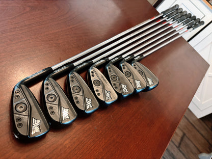 PXG 0311 XP Gen 6 Double Black Iron Set 4-PW / KBS $-Taper Lite Regular Flex