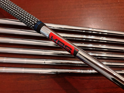 (Left-handed) *NEW* 2022 Cobra King Forged TEC One Length Iron Set 5-GW / KBS $-Taper Lite Stiff