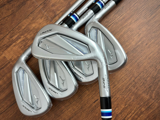 (+1.5") *NEW IN PLASTIC* Mizuno JPX 925 Hot Metal Iron Set 6-PW / Dynamic Gold S300 Stiff