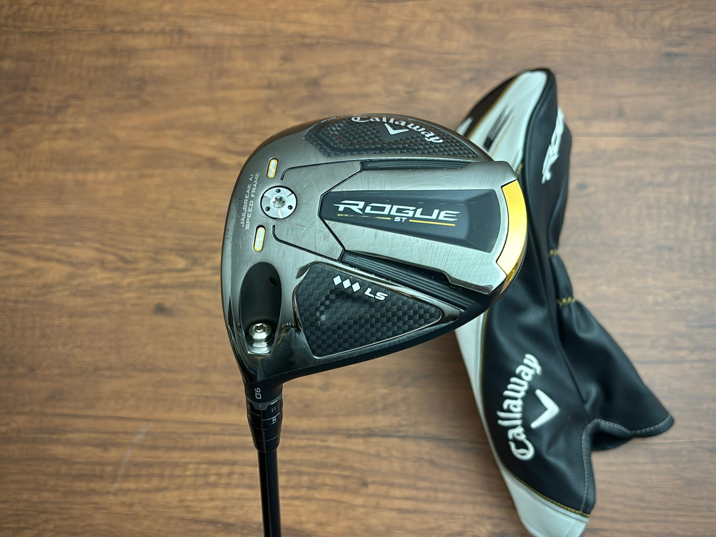 (Left-handed) Callaway Rogue ST LS Triple Diamond Driver 9* + headcover / Stiff