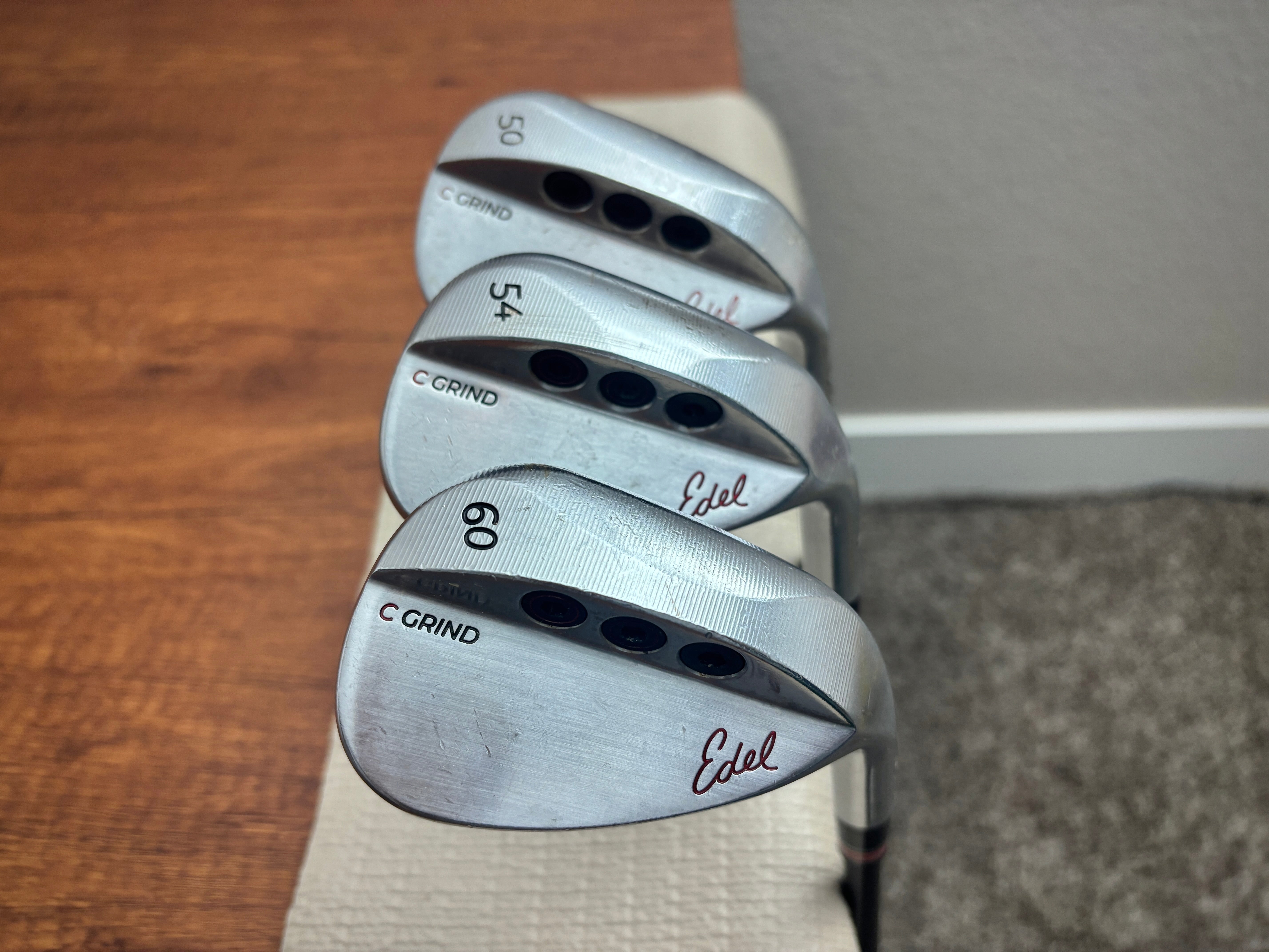 Edel C Grind ウェッジ 52° 56° 60° セット Edel C Grind ウェッジ 52° 56° 60° セット Edel Golf Launches