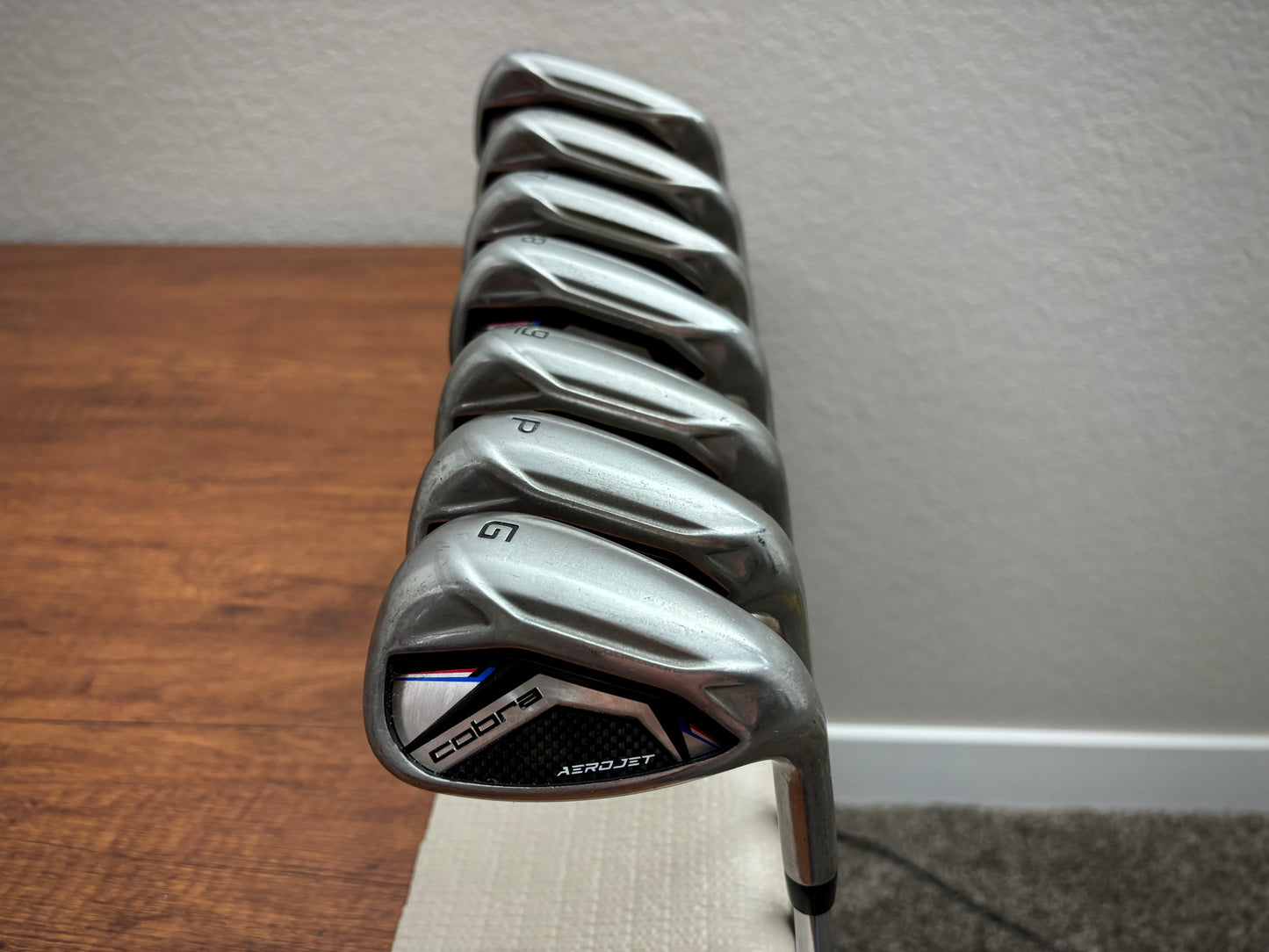 Cobra Aerojet Iron Set 5-GW / KBS $-Taper 120 Stiff