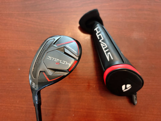 (Left-handed) Taylormade Stealth 2 3-Hybrid + headcover / Stiff