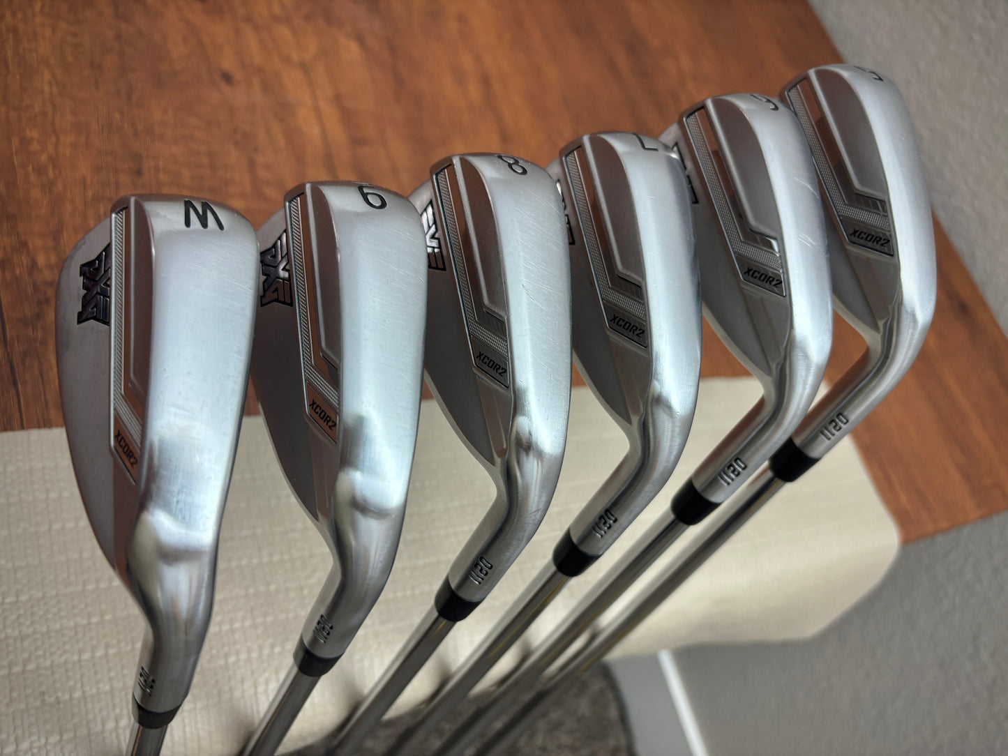 PXG 0211 XCOR2 Iron Set 5-PW / KBS Tour 120 Stiff