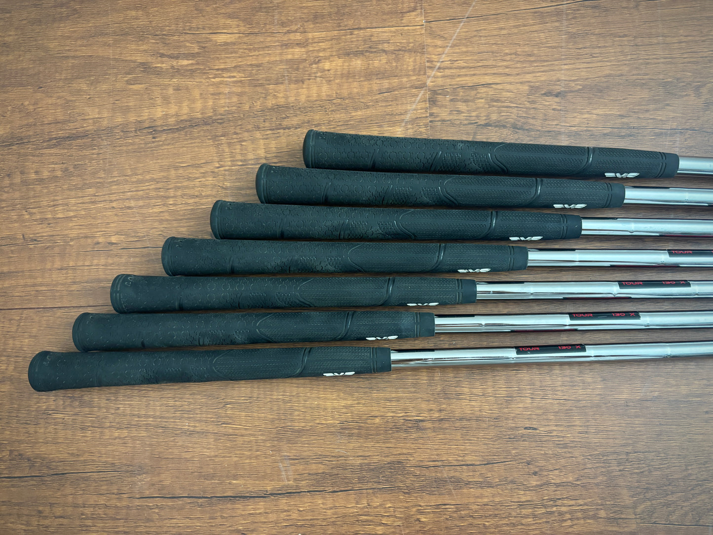 (Left-handed) (+1.5”) PXG XCOR2 Black Iron Set 5-GW / KBS Tour 130 X-Stiff