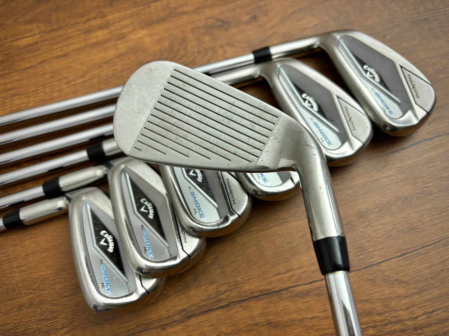 (Left-handed) Callaway Paradym Ai Smoke Iron Set 5-AW / True Temper Elevate Regular Flex