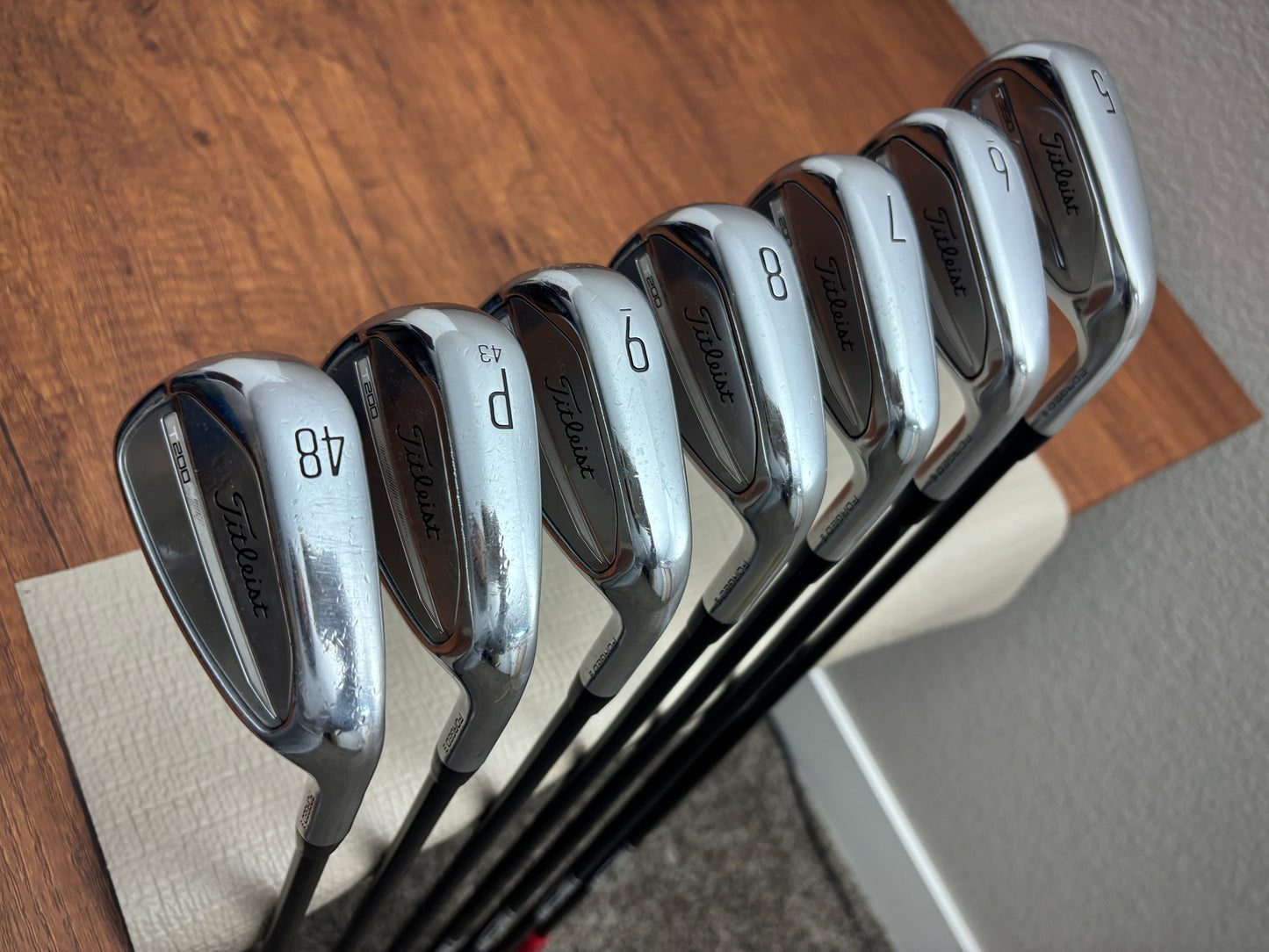 Titleist T200 ‘23 / T350 ‘23 iron Set 5-GW / True Temper AMT S300 Stiff