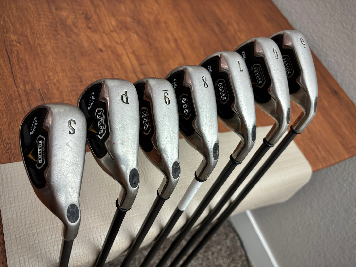 Callaway Big Bertha Fusion Iron Set 5-SW / Firm Flex Shafts