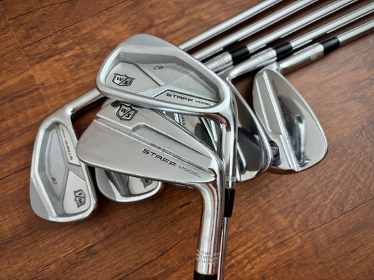 (+1.5”) Wilson Staff Model CB / MB Iron Set 4-PW / True Temper Elevate Regular Flex