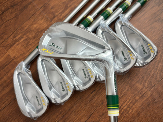 *NEW IN PLASTIC* Srixon ZXi7 Custom Masters Edition Iron Set 4-PW / Dynamic Gold S300 Stiff