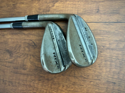 (Left-handed) Cleveland RTX6 Zipcore Raw Wedge Set (50,54)