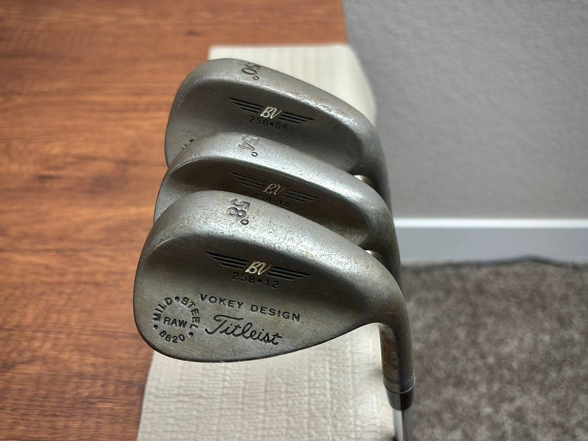 Titleist Vokey Design Raw Wedge Set (50,54,58)
