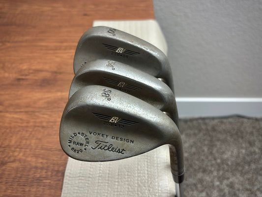 Titleist Vokey Design Raw Wedge Set (50,54,58)