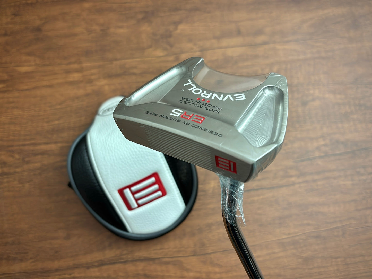 *NEW IN PLASTIC* (Left-handed) Evnroll ER5 Legacy Mallet Putter 33" + headcover