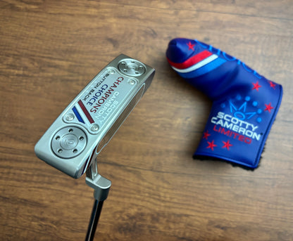 *NEW* Titleist Scotty Cameron Champions Choice Button Back Teryllium Putter 35” + headcover