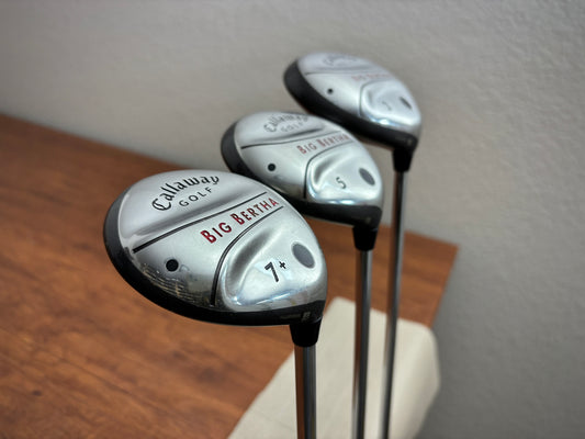 Callaway Big Bertha Wood Set (3W, 5W, 7W)