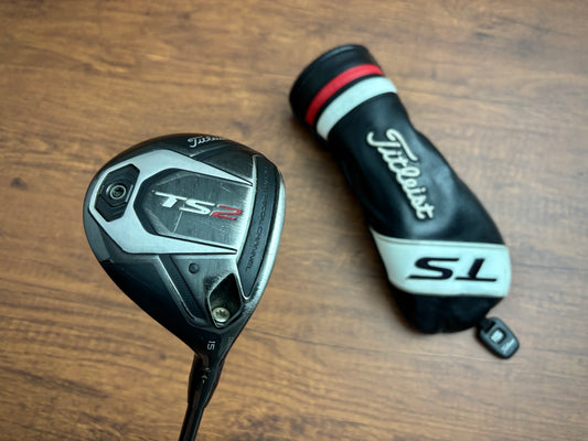 Titleist TS2 3-Wood 15* + headcover / Regular Flex