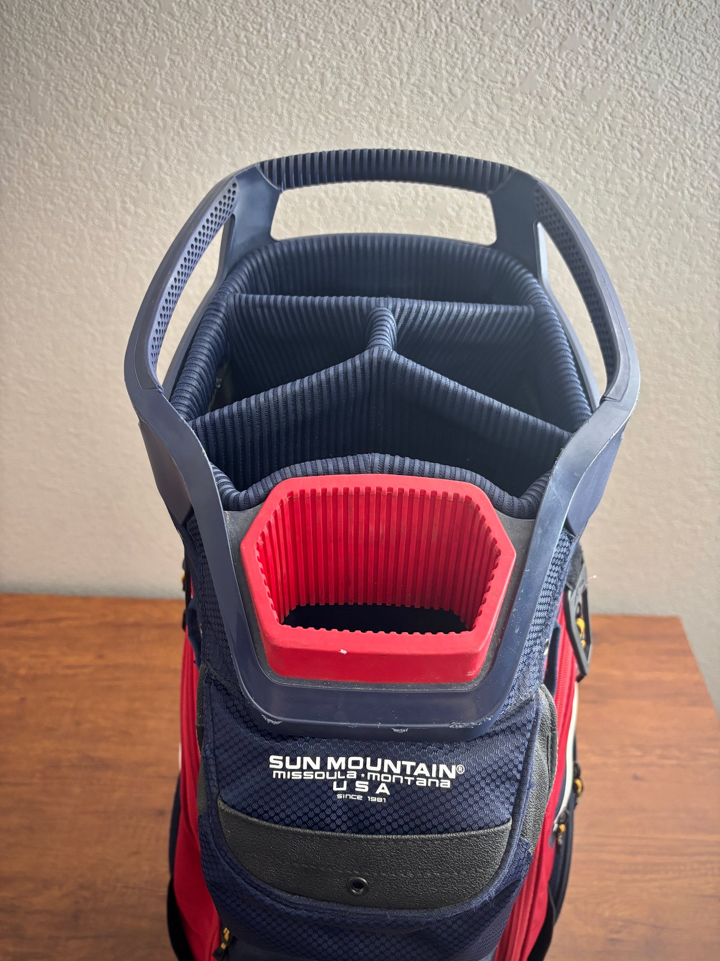 Sun Mountain C-130 Cart Bag Red/White/Blue