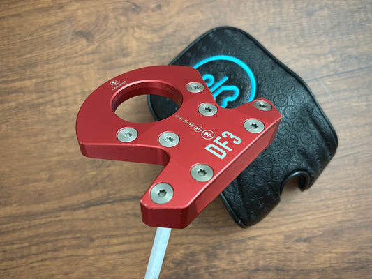 L.A.B. DF3 Red Putter 34" + headcover