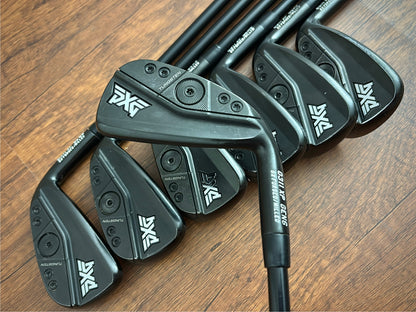 PXG 0311 XP Gen 6 Double Black Iron Set 5-GW / Mitsubishi MMT 125 X-Stiff