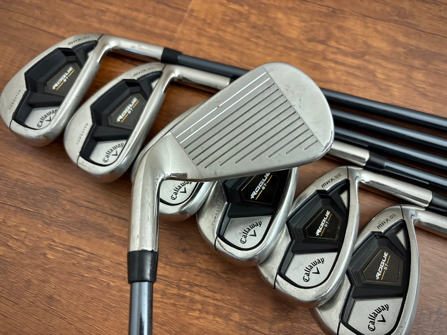 Callaway Rogue ST Max OS Iron Set 5-AW / Recoil Dart F3 Regular Flex Graphite
