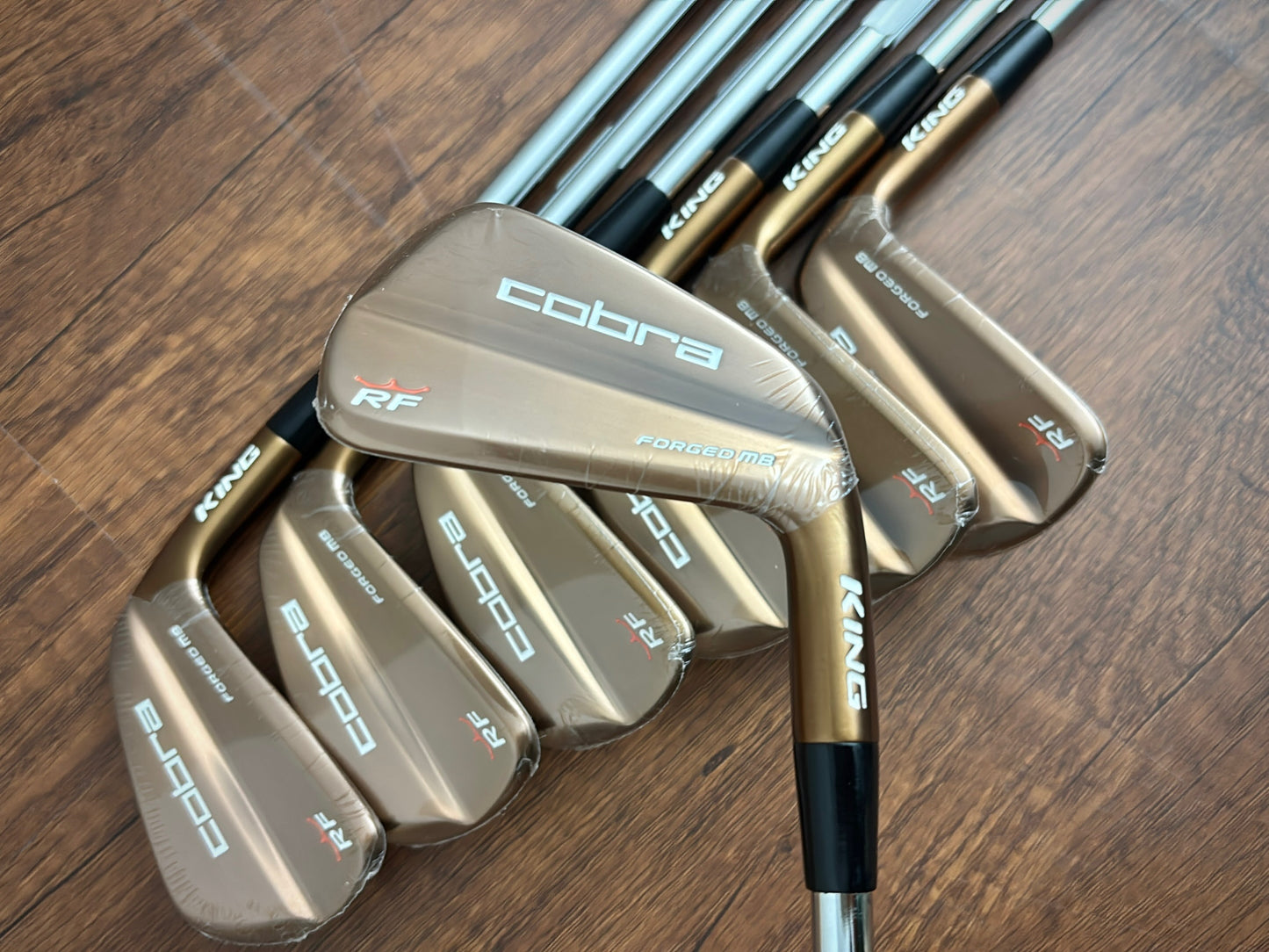 *NEW IN PLASTIC* Cobra King Rickie Fowler RF Copper Forged MB Iron Set 4-PW / KBS $-Taper 110